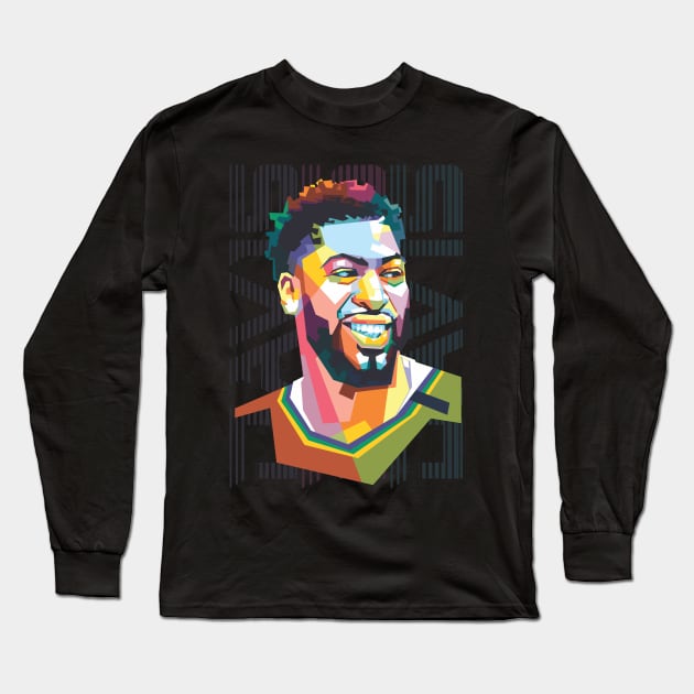 Anthony Davis in WPAP T-Shirt Long Sleeve T-Shirt by Alkahfsmart